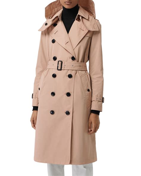 burberry cotton trench coat with detachable hood for mens|Burberry trench coat removable lining.